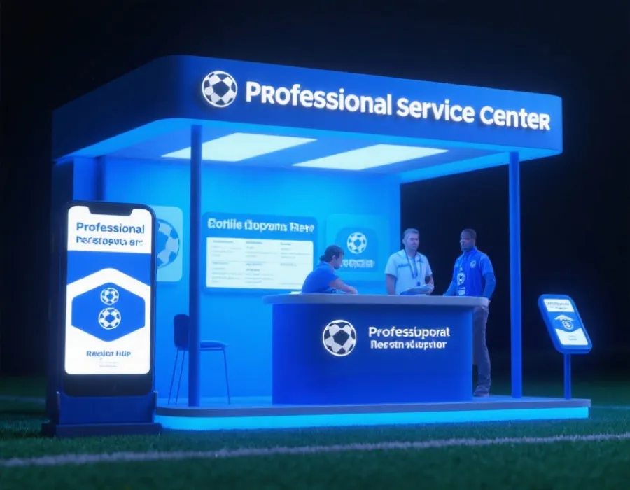 世界盃服務中心專業支援示意圖