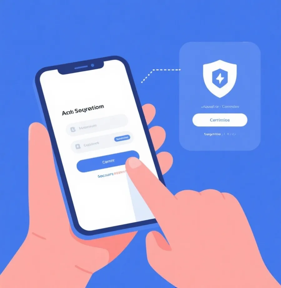 官方註冊流程示意圖
