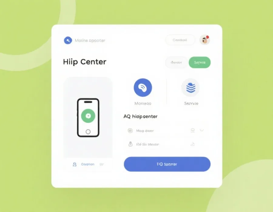 常見問題與服務支援示意圖